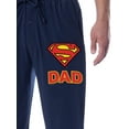 thumbnail image 2 of DC Comics Mens' Superman Super Dad Character Father's Day Classic Sleep Pajama Pants, 2 of 5