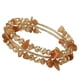 thumbnail image 1 of Mujeres Crystal Beads Bracelet Wristband Fashion Triple Layer Bangle Sunnimix Pulsera de cadena de cristal, 1 of 8