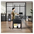 thumbnail image 2 of Rolling File Cart with Lock, Mobile File Cabinet - Letter/Legal, Office File Organizer on Wheels - Steel Construction, 2 of 6