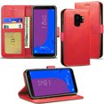thumbnail image 1 of [PST] Samsung Galaxy S9 Case, Leather Magnetic Card Slot Wallet Folio Flip Case Cover, 1 of 6