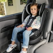 Evenflo Revolve360 Slim 2-in-1 Rotational Car Seat with Quick Clean Cover (Stow Blue)