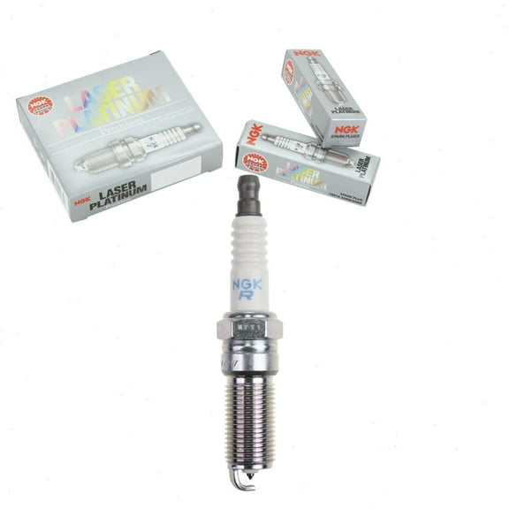 NGK Laser Platinum Spark Plug compatible with Ford F-150 5.0L V8 2018