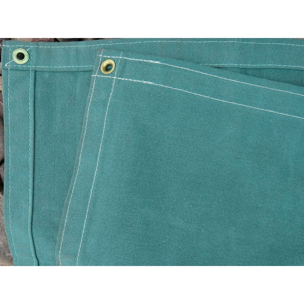 Cotton Canvas Tarps 10 oz., Water Resistant, Brass Grommets Walmart