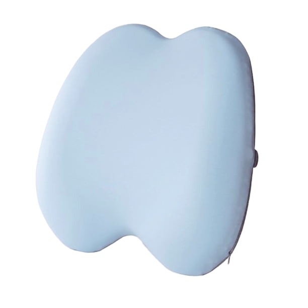 Almohada Para Sillas, CojíN De Espuma ViscoeláStica Soporte Lumbar Soporte Lumbar XBTCLXEBCO Azul Claro;15.75 * 15.75 * 4.33 Pulgadas
