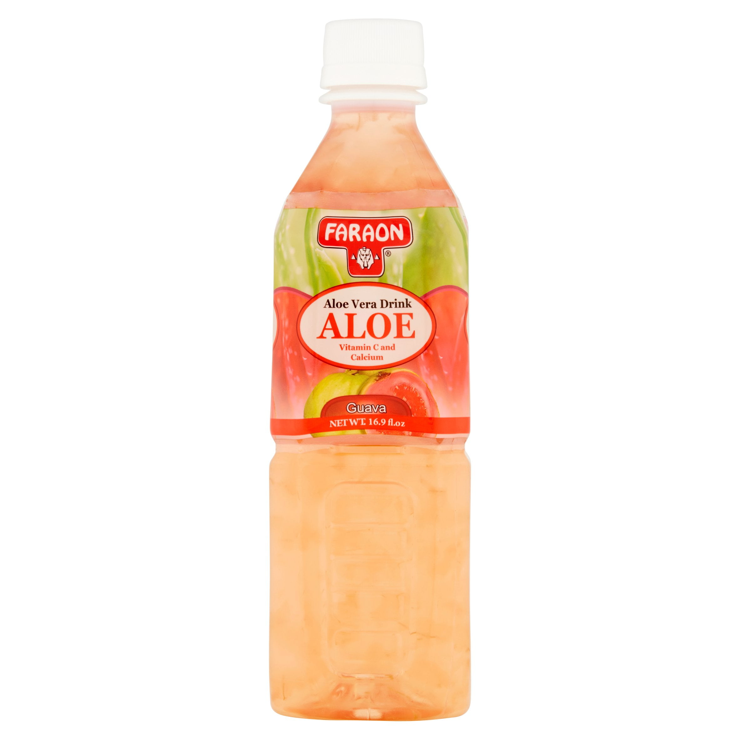 Faraon Guava Aloe Vera Drink, 16.9 Fl Oz