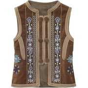 mary-kate and ashley brand - Girls' Western Embroidered Vest