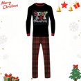 thumbnail image 2 of Fgnfyis Family Pajamas Matching Sets Holiday Themed Long Sleeve Tops Plaid Pants Soft Cozy 2 Piece Pajamas Set Sleepwear, 2 of 5