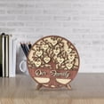 thumbnail image 2 of Chmadoxn Personalized Name Family Tree Wooden Decor Desktop Sign Wooden Decoration Sign Gift for Mom with Names on Heart Shape (11.8 inch), 2 of 7