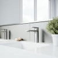 VIGO Davidson Single Handle Single-Hole Bathroom Faucet in Brushed Nickel