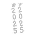 thumbnail image 2 of Pendientes colgantes de Año Nuevo 2025 con diamantes de imitación plata, 2 of 8