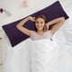 thumbnail image 3 of Funda de Almohada para cuerpo PiccoCasa Microfibra Berenjena 51cmx152cm, 3 of 6