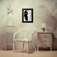 thumbnail image 4 of Design Fabrikken 11x14 Black Modern Framed Museum Art Print Titled - Face to Face, 4 of 5