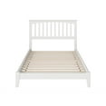thumbnail image 5 of AFI Mission Full Low Profile Wood Platform Bed, White, 5 of 6