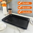 thumbnail image 5 of Serving Tray Platter  4 Food For Veggie Fruit Snack Dessert Cookie Cheese Trays Party Supplies Display Plastic Platters Large Bpa Free, 5 of 7