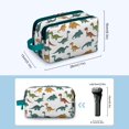 thumbnail image 3 of Toiletries Bag,Dinosaur Pattern Mens Womens Toiletry Bag Bathroom Bag,Waterproof Toiletry Travel Bag Dopp Kit Shaving Bag 11x6.3x5.1 Inch, 3 of 5