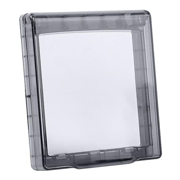 Protector de receptáculo Enchufe Caja impermeable a prueba de polvo Equipo tipo 86 Universal gris claro