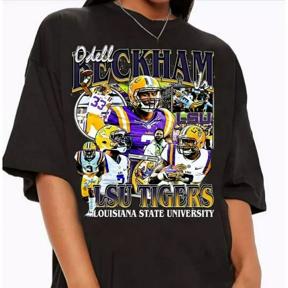 Vintage 90s Graphic Odell Beckham Jr TShirt, Retro American Football Shirt, Unisex Tee