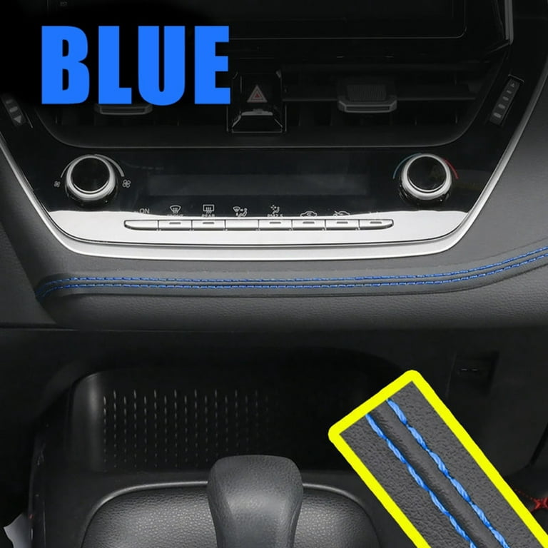 MoreChioce 8M/26.25Ft Car Interior Trim Strip Car Gap Leather Fillers Automobile  Molding Line Universal Interior Decorative Accessories Blue 