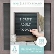 American Crafts Wooden Framed Letter Board Bulletin with 188 Characters