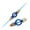 Blue, variant on Double Edged Fire Spinning Light Sword, Stretching Blades With Rotating Mechanism, Colorful Led Lights & Laser Effects, Rotates Smoothly For Interactive Play, Extends To Adjust