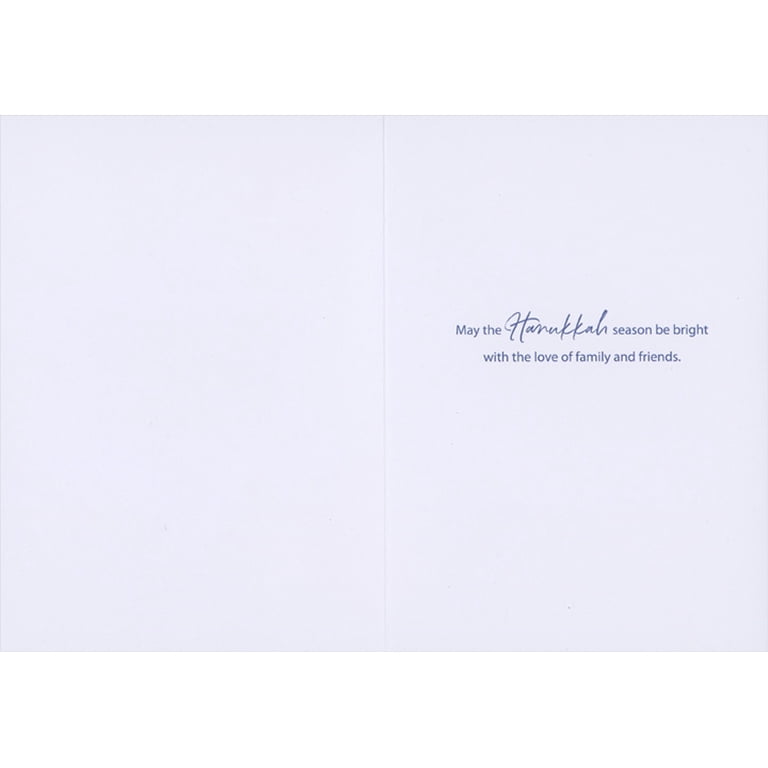 Gold Bordered Star Hanukkah Cards Box of 15 photo 2