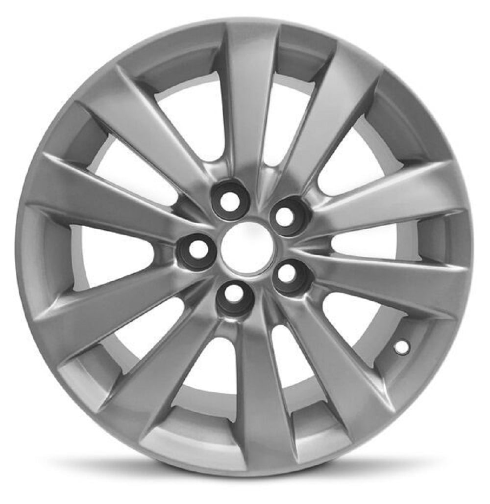 Road Ready 16" Aluminum Alloy Wheel Rim for 20092010 Toyota Corolla 16x6.5 inch Silver 5 Lug