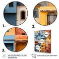 thumbnail image 3 of Designart "Colorful Casas This is Mexico s Vibrancy I" Cityscapes Floater Framed Canvas Print, 3 of 7