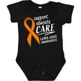 thumbnail image 3 of Inktastic Support Educate Care Limb Loss Awareness Orange Ribbon Boys or Girls Baby Bodysuit, 3 of 5