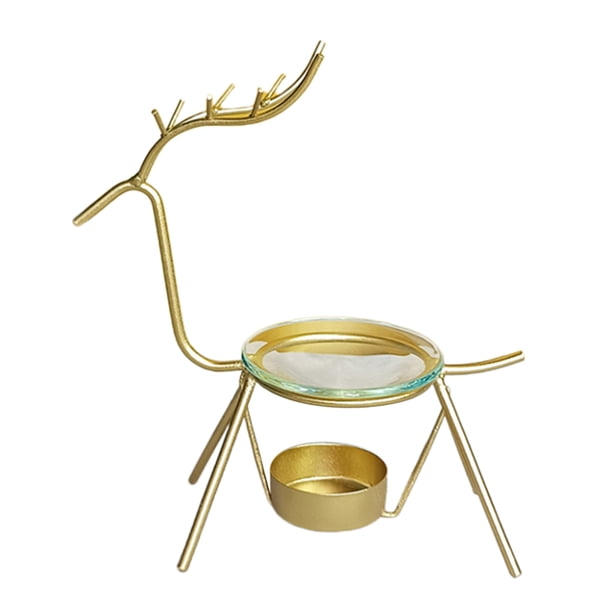Candelabro Zulema Moderno Quemador de aceite esencial oro