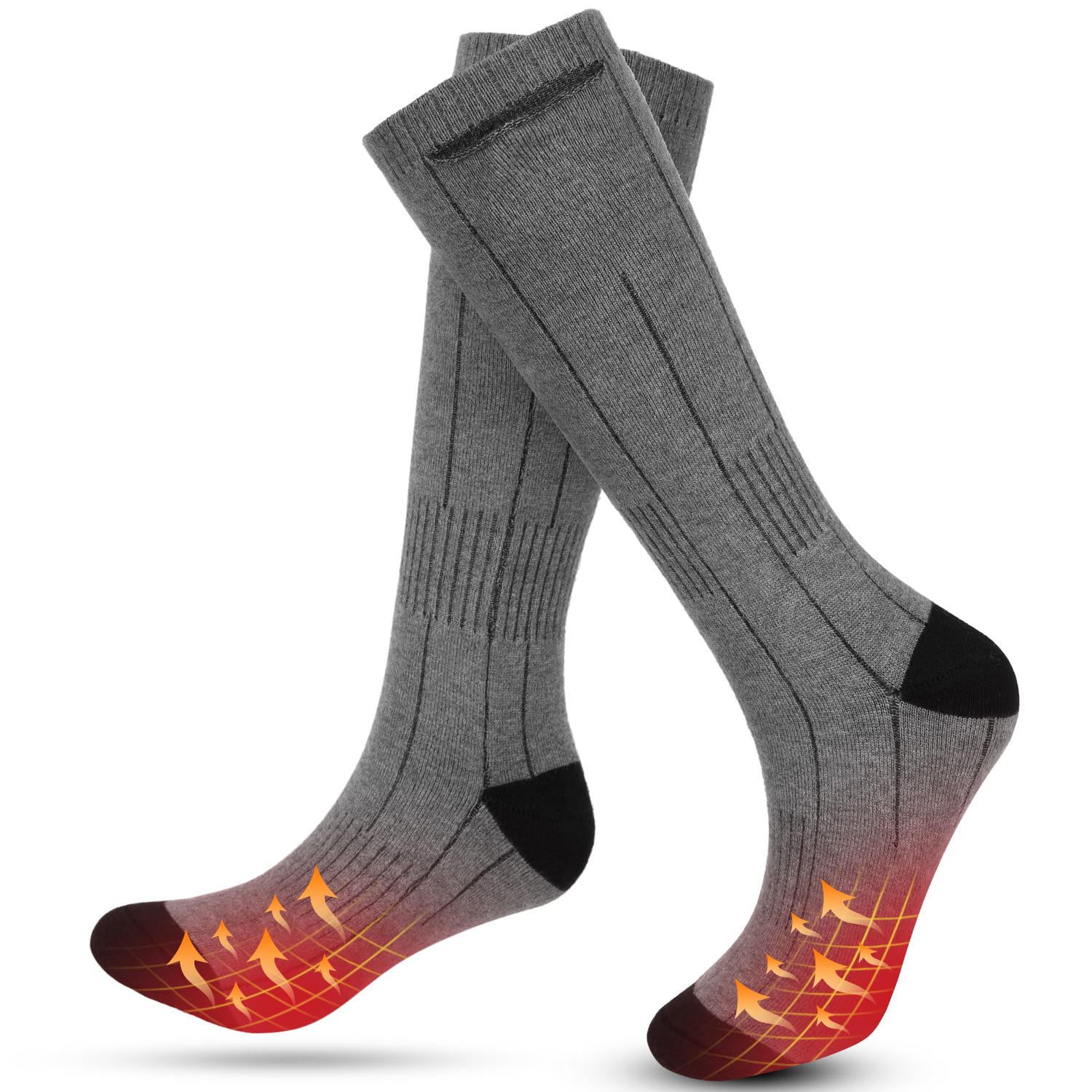 Details about   Electric Heated Winter  Socks Rechargeable Battery Powered Winter Long Socks 