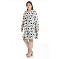 thumbnail image 3 of Vestido floreado Roman Fashion /Tallas Extras, 4222 (Blanco flores) blanco 42, 3 of 6