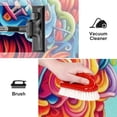 thumbnail image 5 of Graffiti Kitchen Mat Runner Rug - Rectangular, 15.7"x59", Washable, , Absorbent Kitchen Rugs, 5 of 6