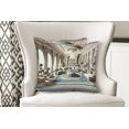 thumbnail image 2 of Ambesonne Classic Throw Pillow Cover Pack of 2, Ritzy Room Posh Scene Print, 2 Pcs-24" x 24", Coconut and Sea Blue, 2 of 5