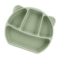 thumbnail image 4 of BOKYAN Silicone Suction Plate – One‑Piece Panda‑Shaped Food Grade Plate with Strong Grip, Olive Green, Ideal for Infant & Toddler Independent Eating, 4 of 7