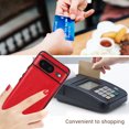 thumbnail image 5 of Feishell for Google Pixel 9 Pro XL Wallet Case with Card Holder,Double Magnetic Clasp Back Flip Kickstand Durable PU Leather Shockproof Card Slots Protective Phone Case for Women Men,Red, 5 of 10