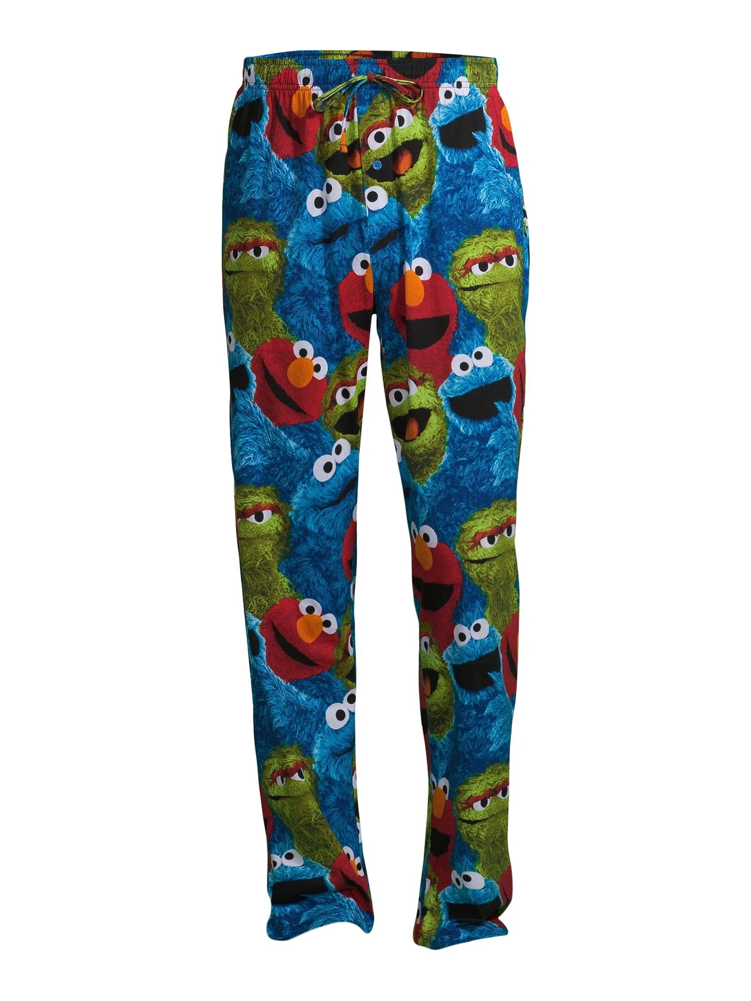 Sesame Street Men s Cookie Monster Elmo and Oscar Pajama Pants