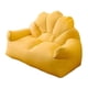 thumbnail image 2 of Loveseat - Puf Creativo De Lino Y Algodón Suave Para Sala De Juegos, Dormitorio, Color Amarillo, 2 of 8
