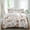 Brown, variant on Deer Bear Hedgehog Set of 4 Bedding Quilt Covers, Forest Animals Summer Plants 4-Piece Bed Sheet Set with Extra Soft Bed Sheets Quilt Cover Pillowcase, Twin