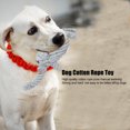 thumbnail image 3 of Pet Toy, Dog Cotton Rope Toy, Elephant Red Blue  Blue Bone For Animal Biting Chewing, 3 of 8