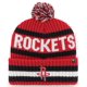 thumbnail image 1 of '47 NBA Gorro unisex con pompón de punto con logotipo principal Bering para adultos (Houston Rockets rojo), 1 of 1