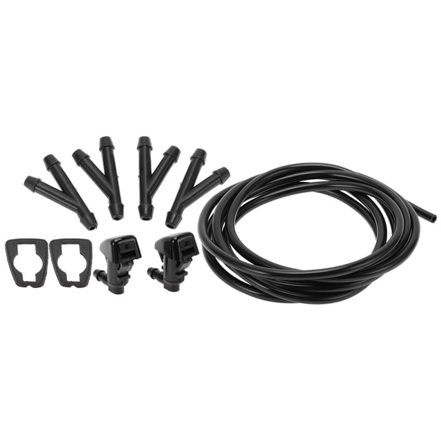 Boquilla de Lavaparabrisas Unique Bargains para Jeep Grand Cherokee WK2 11-21 Duradera No.55157319AA Negra 1 Juego