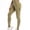 Army Green, variant on Danhjin High Waisted tummy controlling Leggings Solid Color Stretch Yoga Workout Trousers Daily Sports Running Casual Wear With Pockets