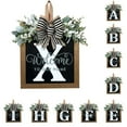 thumbnail image 1 of Décorations de Porte d'Entrée Signe de Couronne d'Alphabet Décoration Suspendue Extérieure 11.8"*11.8", 1 of 3