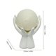 thumbnail image 3 of Lámpara de noche LED portátil para dormitorio: lámpara de mesilla LED suave para crear un ambiente hogareño, luz decorativa en forma de luna para estante o escritorio de la sala de estar., 3 of 6