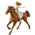 thumbnail image 6 of Resin Horse Figurine with Girl Riding - Handcrafted Desktop Ornament for Home Decor, 6.7 x 3.9 x 6.7 Inches, 1 Piece, 6 of 7