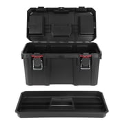 Hyper Tough 19 in Toolbox with Small Parts Organizer, Heavy-Duty Resin