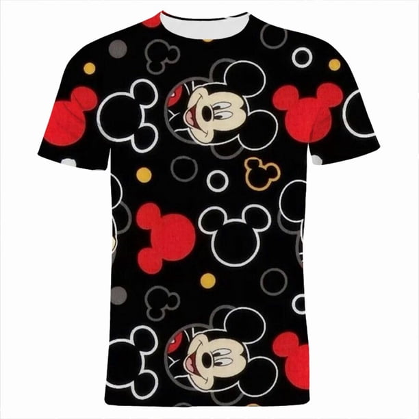 Mickey Maus Disney 3D Druck männer camisetas Sommer Cartoon Anime Kleidung Für Kinder Mode Streetwear Frauen T Tops xuanjing unisex