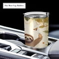 thumbnail image 5 of SKYSONIC Sloth Tumbler Stainless Steel Double Wall Vacuum Reusable Insulated Mug with Straw and Built-in Coaste for Cold and Hot Beverages, 12oz, 5 of 7