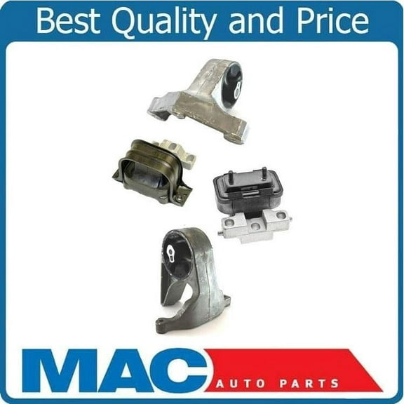 Fits 01-06 Stratus 2.4L 2.7L 4 Door Engine & Automatic Transmission Mounts 4Pc