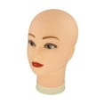 thumbnail image 3 of Mannequin Head Mannequin Head Sturdy Headphone Rack Hair Piece Holder Model Form Womens White Base, 3 of 8